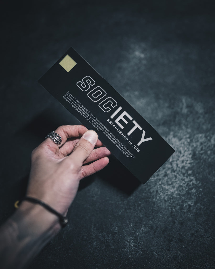 SOCIETY - BUMPER DECAL
