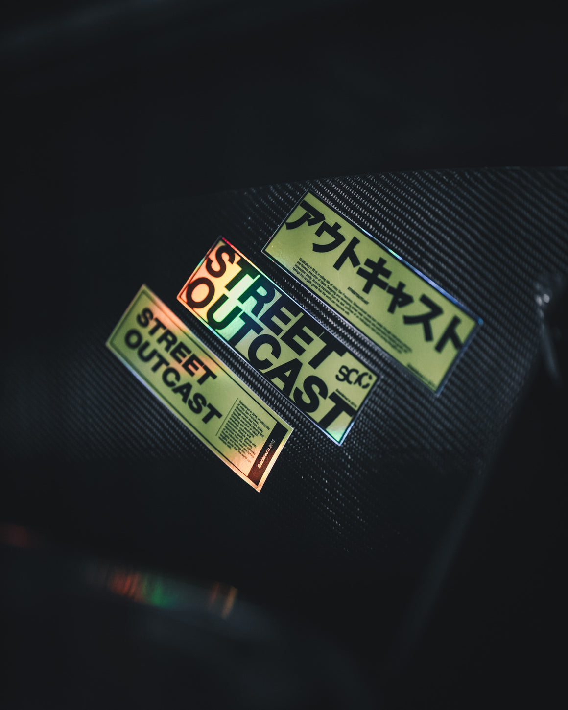 AFTERLIGHT YELLOW - BUMPER DECAL PACK