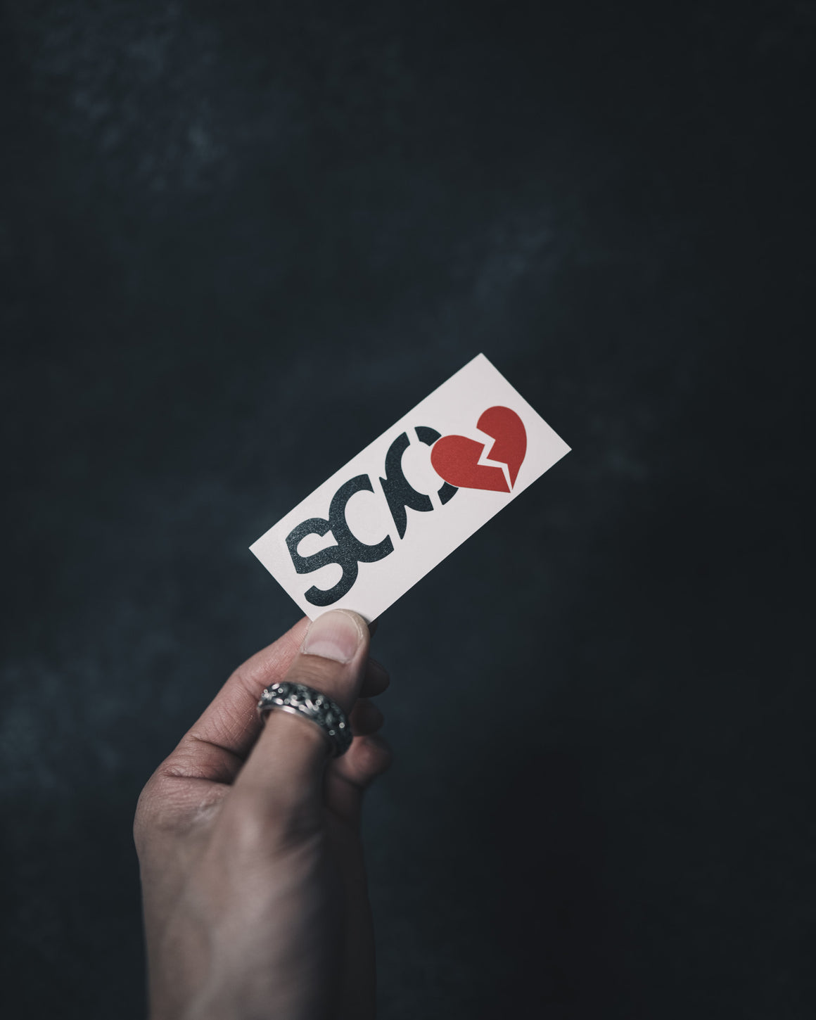 SOC BROKEN HEART - DIECUT DECAL